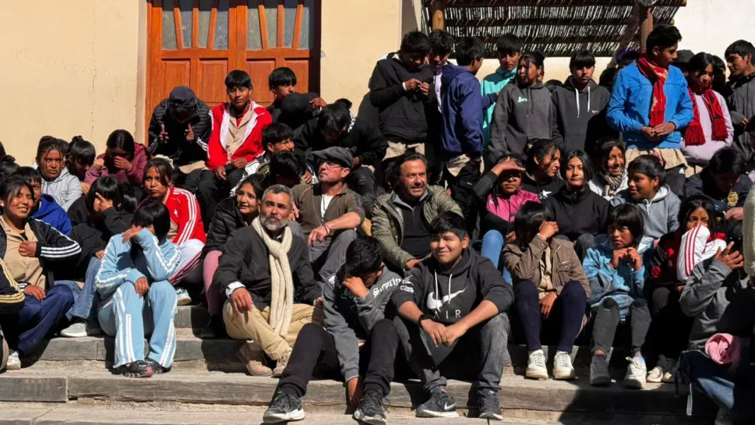 saenz en el alfarcito la educacion en los pueblos de montana es una inversion para el futuro