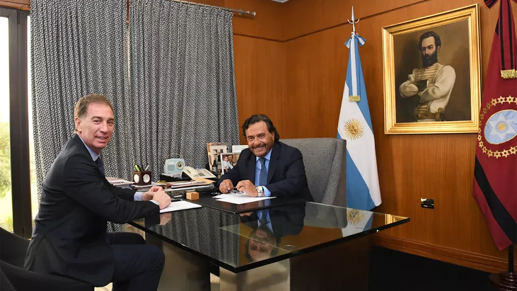 saenz felicito a santilli por su designacion y volvio a reclamar una argentina verdaderamente federal