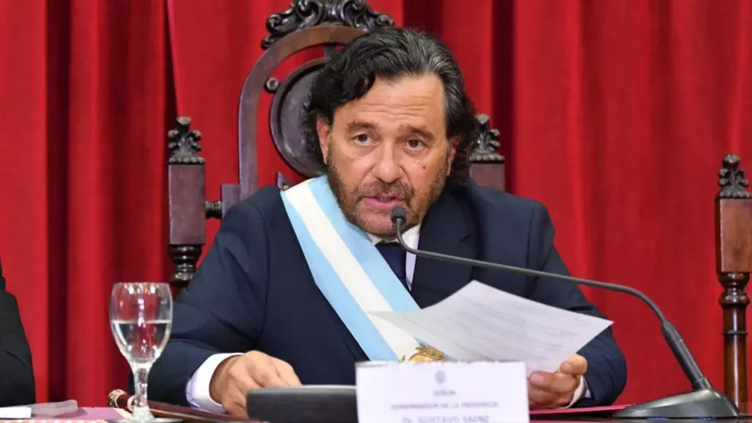 saenz abrio sesiones con defensa de la obra publica equilibrio fiscal y reclamo de federalismo