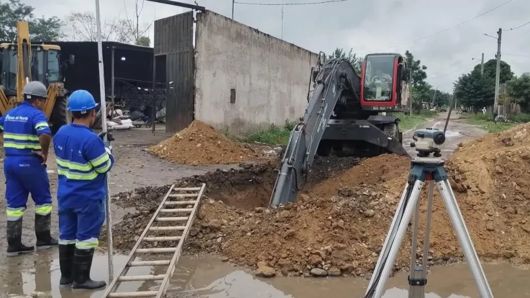 avanza una obra clave en oran para mejorar el sistema cloacal