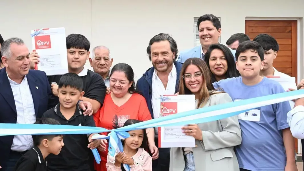 saenz entregara hoy 40 viviendas en moldes construidas con fondos provinciales