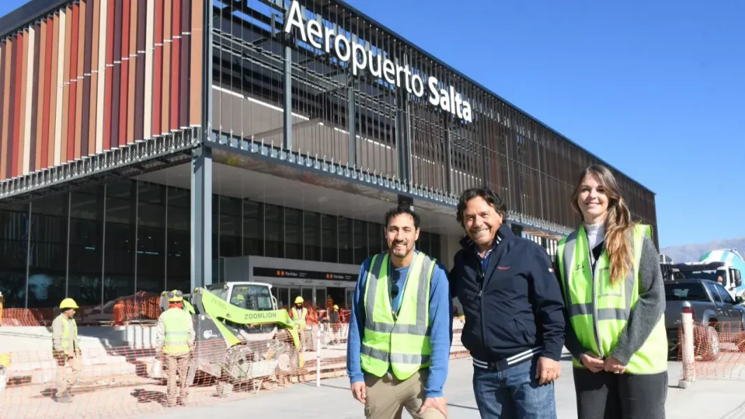 amplian el aeropuerto de salta la obra ya alcanzo el 70 de ejecucion y elevara un 65 su capacidad