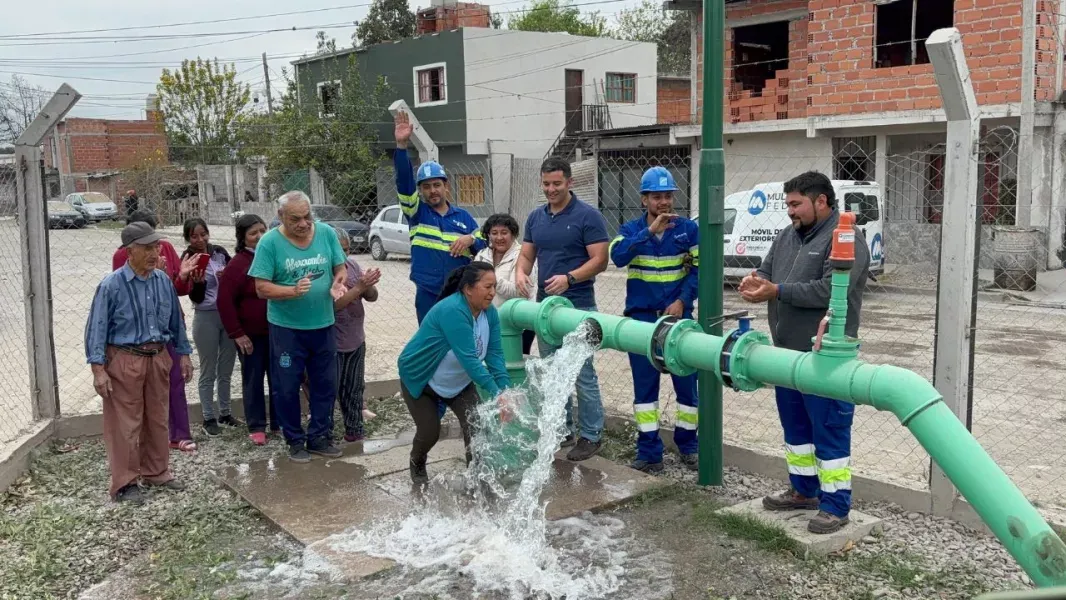aguas del norte habilito un nuevo pozo que abastecera a mas de 6000 vecinos