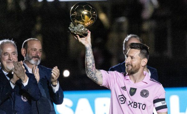 messi celebro el balon de oro con inter miami antes de viajar con la seleccion