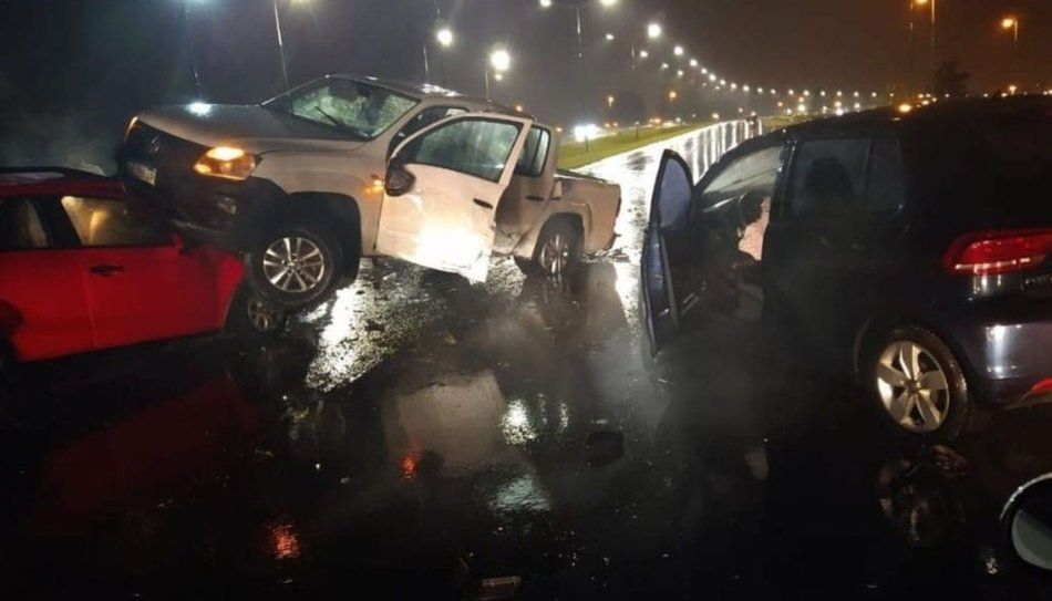 impactante choque en la avenida bolivia fue un milagro video