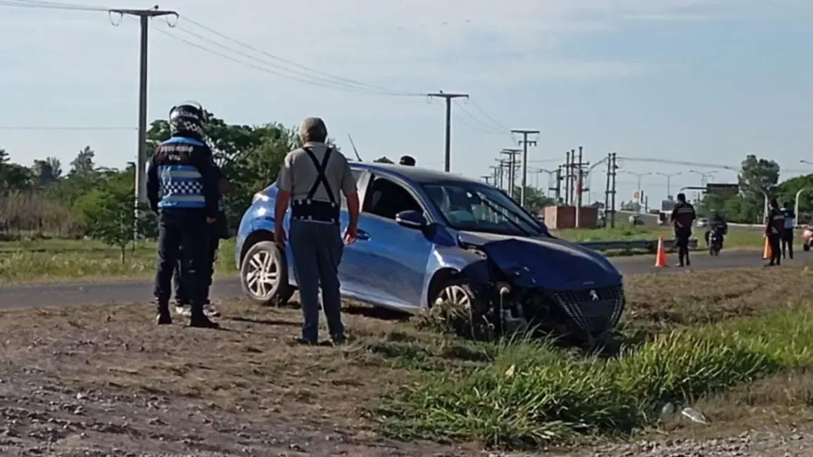 circunvalacion oeste choque cerca del cruce con la ruta 51