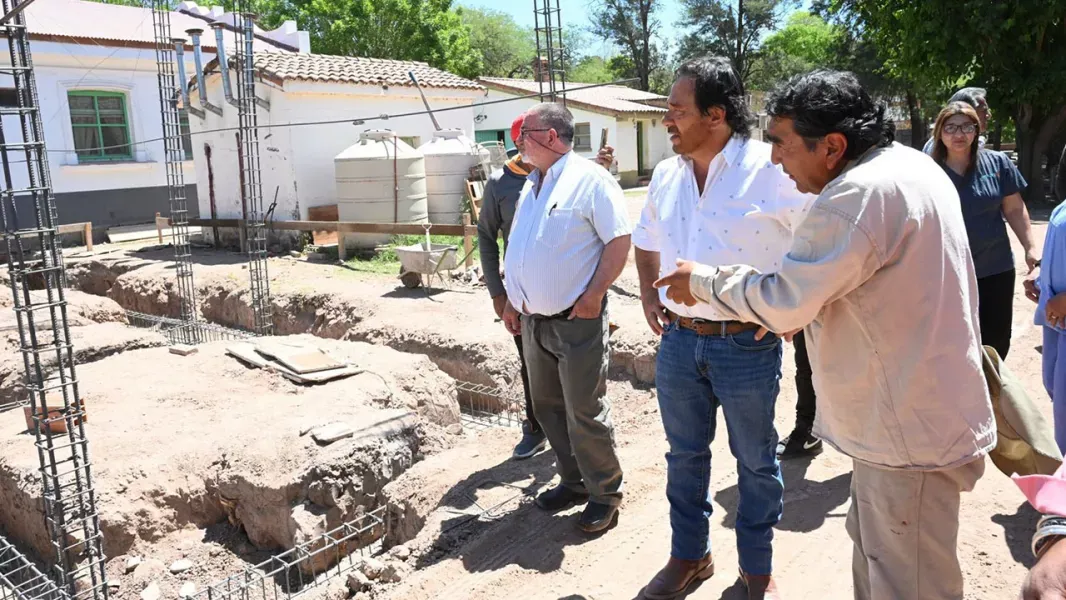 obras paralizadas por nacion volvieron a ponerse en marcha en el galpon gracias a la provincia