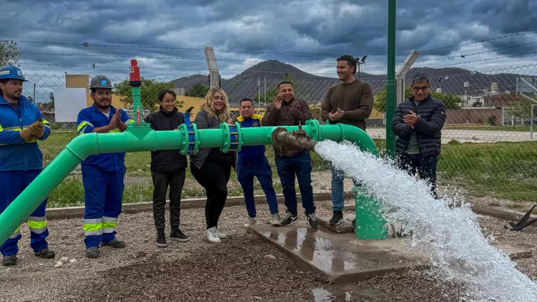 un nuevo pozo de agua mejorara el servicio a mas de 6 000 vecinos del sur de la ciudad