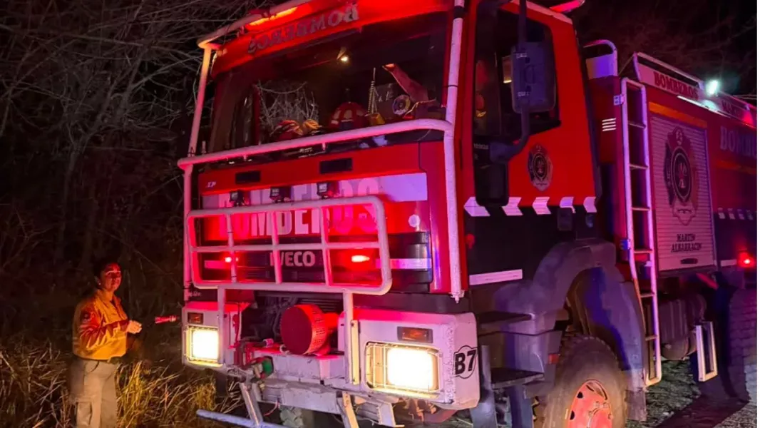 saenz apunto contra los responsables de los incendios no es solo producto del viento zonda