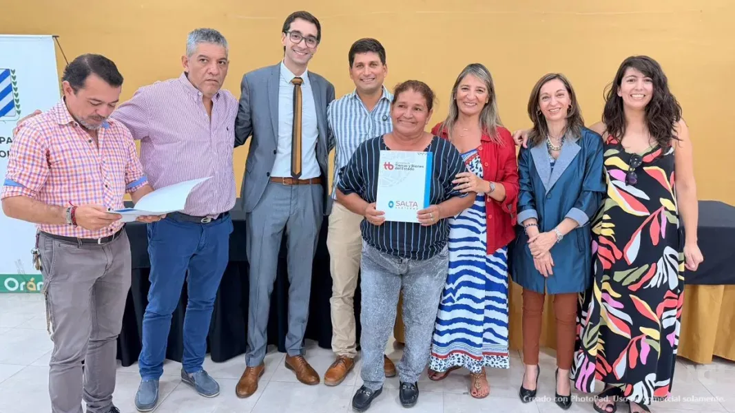 oran avanza en la regularizacion de tierras 100 familias consolidan la propiedad de sus hogares