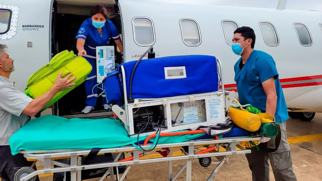 salta realizo 61 vuelos sanitarios y traslado a 100 pacientes en tres meses