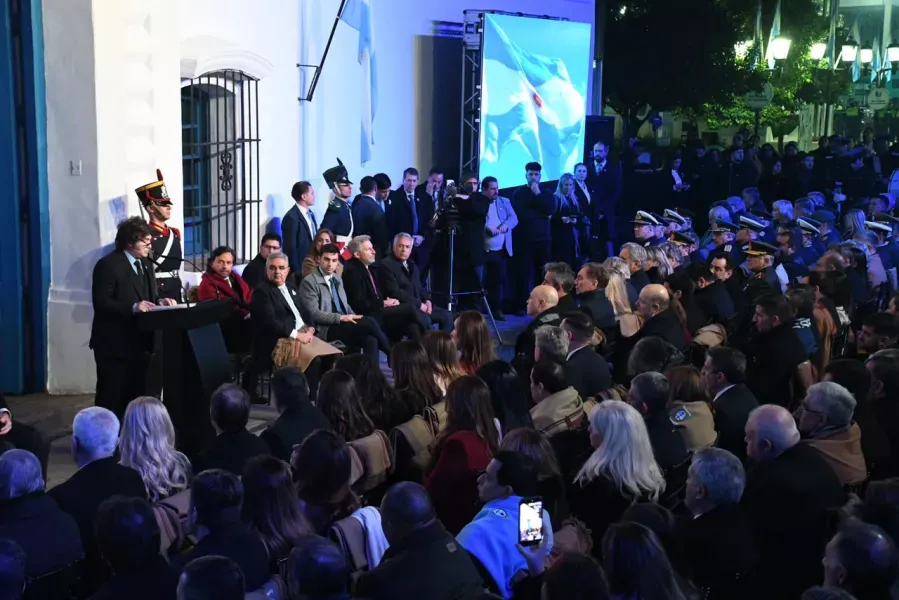 saenz acompano a milei en tucuman y volvio a reclamar una nueva coparticipacion federal