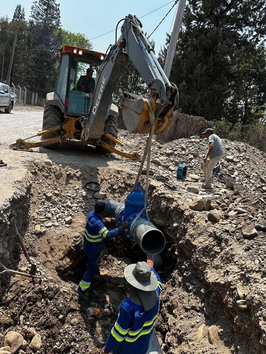aguas del norte trabaja en el nuevo acueducto del encon y advierte que podria haber baja presion o cortes