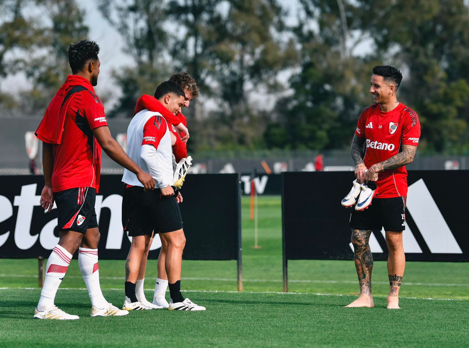 la posible formacion de river para visitar a libertad de paraguay por la copa libertadores