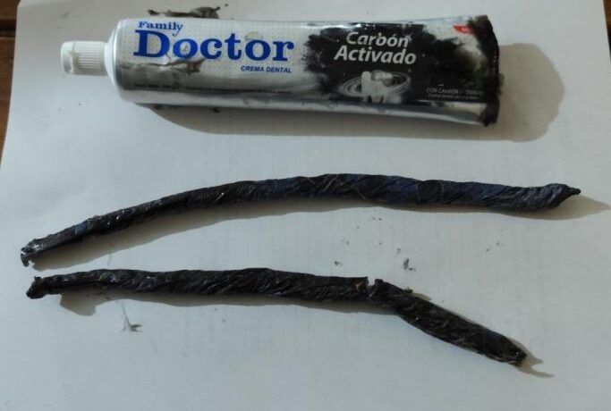 oran dos personas imputadas por intentar ingresar droga en una pasta de dientes