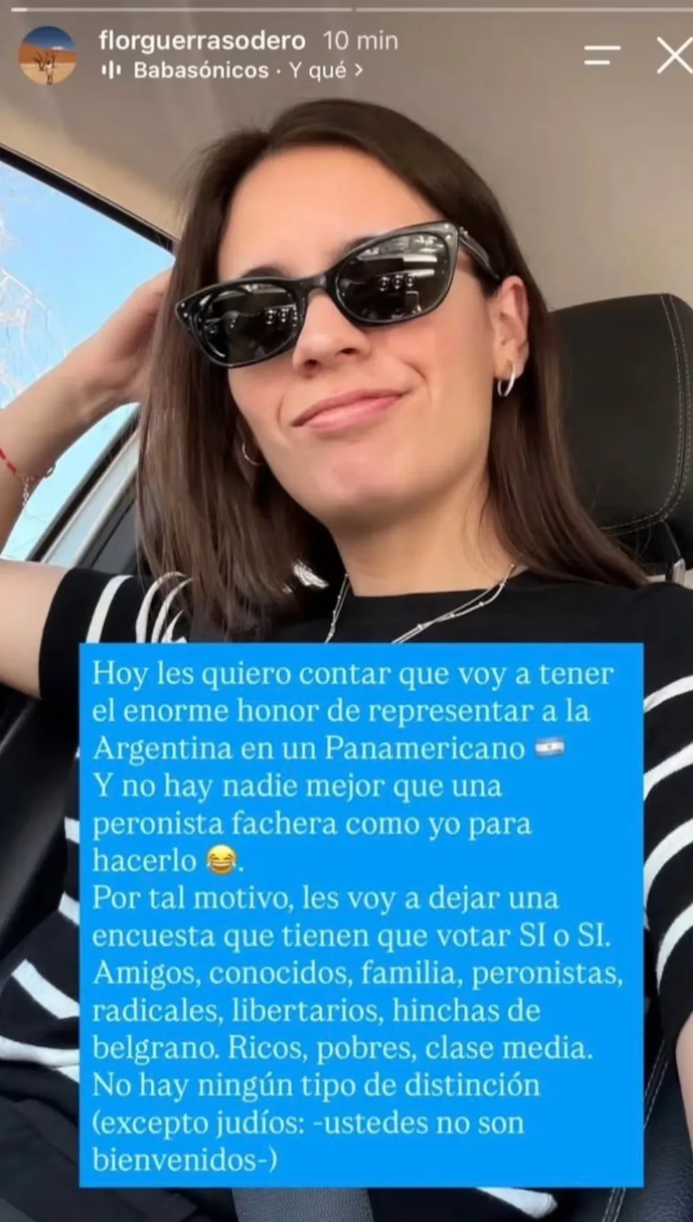 “Excepto judíos”: apartaron a una jugadora de pádel de la delegación argentina por un mensaje antisemita