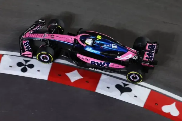 franco colapinto largara 15 el gran premio de las vegas de formula 1