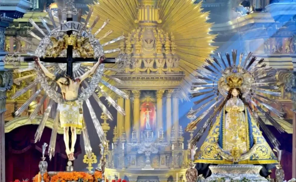 este sabado entronizaran las imagenes del senor y la virgen del milagro en salta