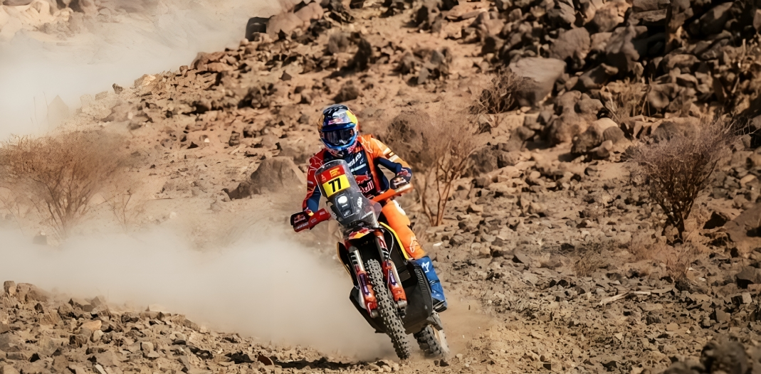 luciano benavides termino quinto en la primera etapa del dakar