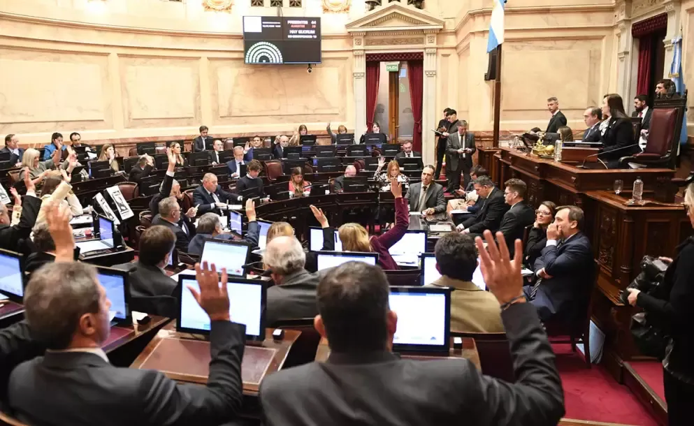 senado arranco la sesion para tratar los proyectos de suba de jubilaciones y emergencia en discapacidad