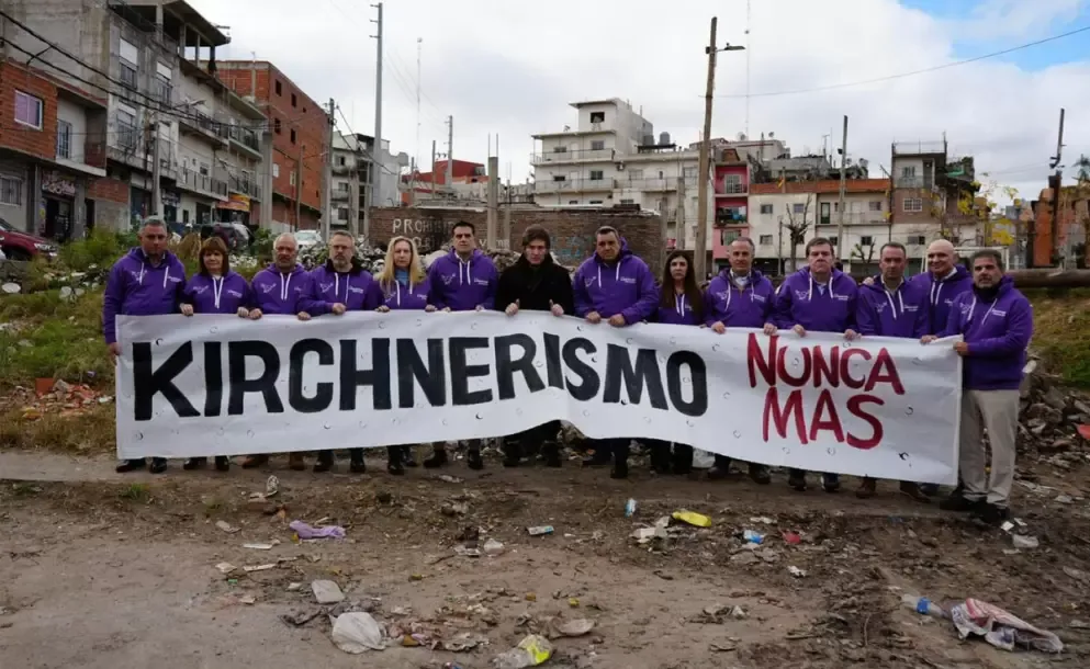 kirchnerismo nunca mas la polemica campana de la libertad avanza en la provincia de buenos aires