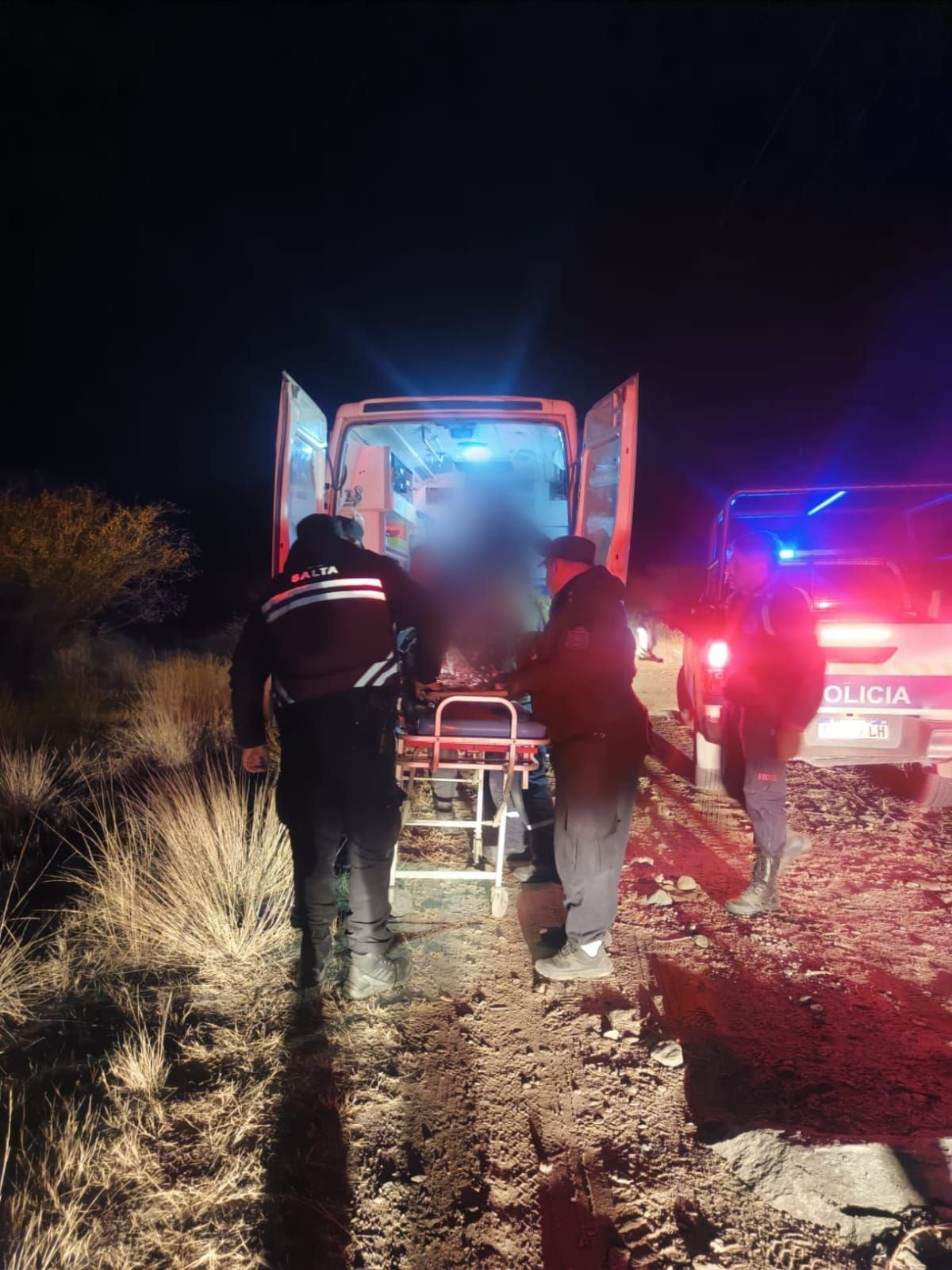 cafayate rescataron a un anciano de 85 anos con principio de hipotermia