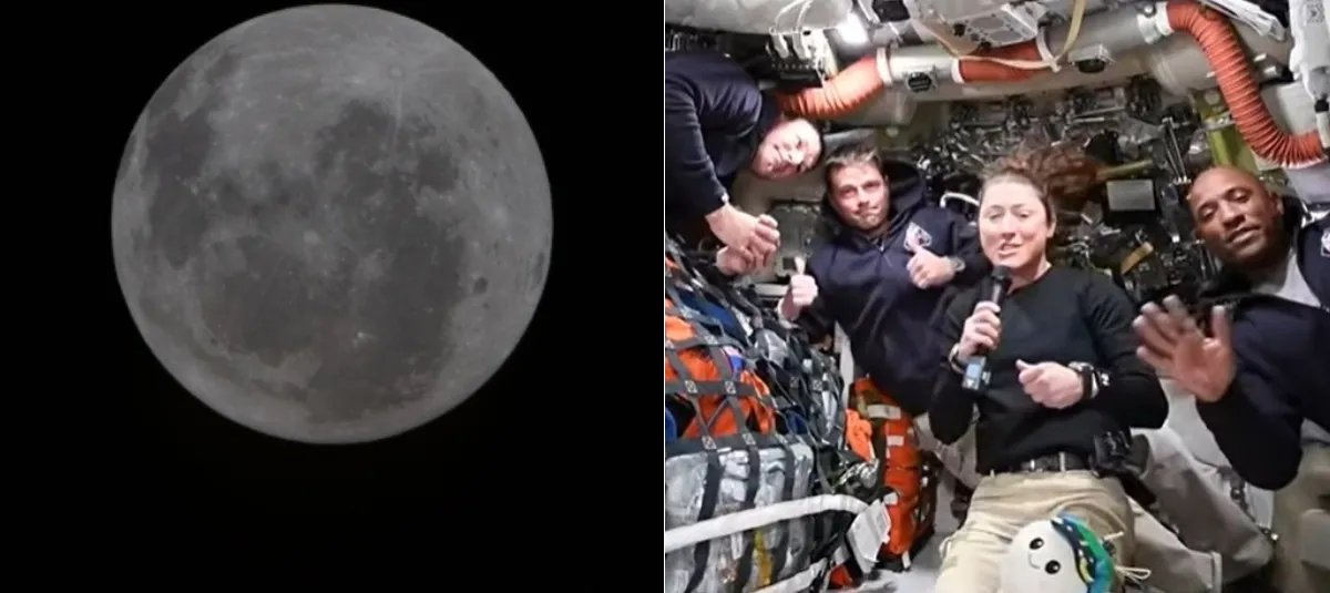 artemis ii entra en su fase clave la nave sobrevuela la luna y los astronautas ya toman fotos