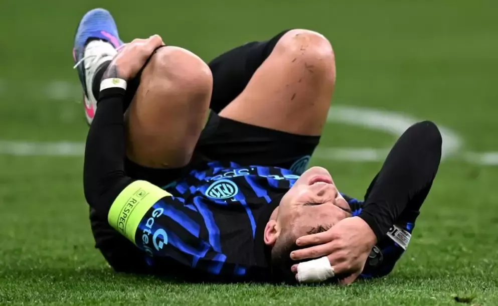 lautaro martinez se volvio a lesionar a 62 dias del mundial