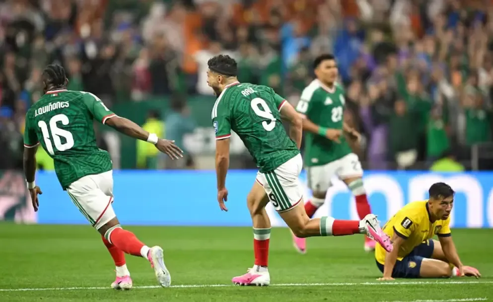 mexico derroto 2 0 a ecuador y clasifico a octavos de final