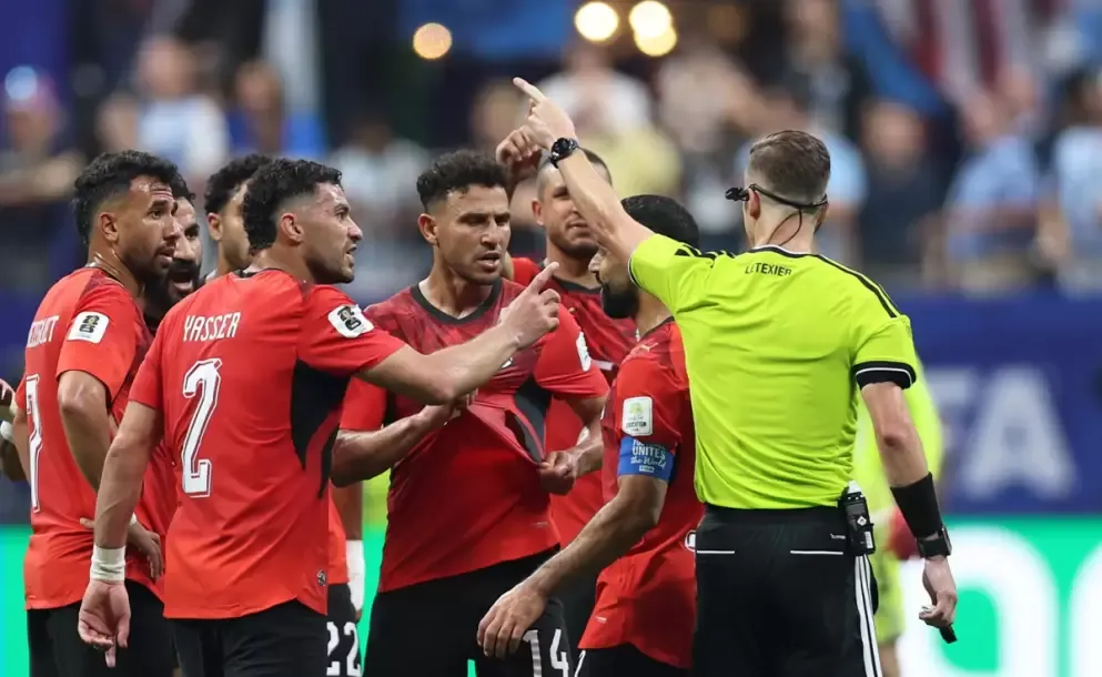 egipto presento una dura queja ante la fifa pidio explicaciones y la exclusion de los arbitros franceses