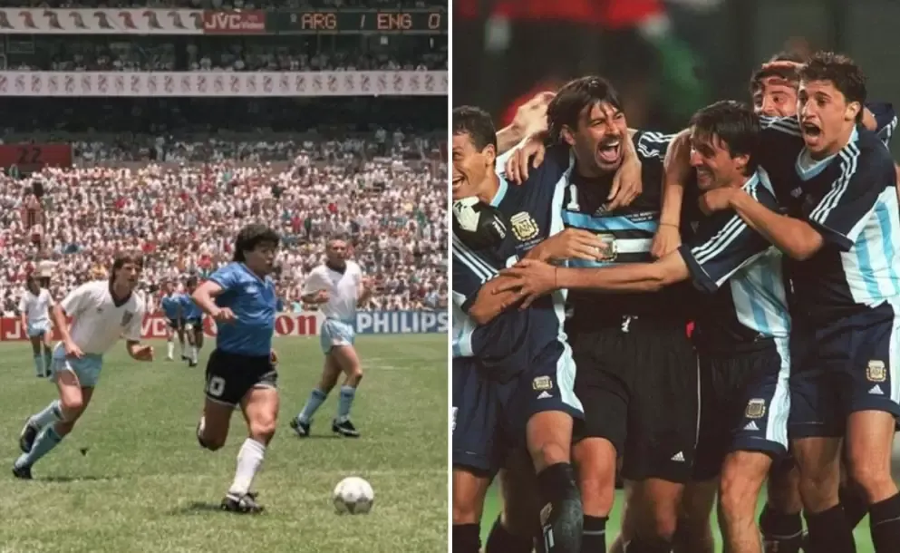 argentina jugara de azul ante inglaterra los antecedentes de 1986 y 1998