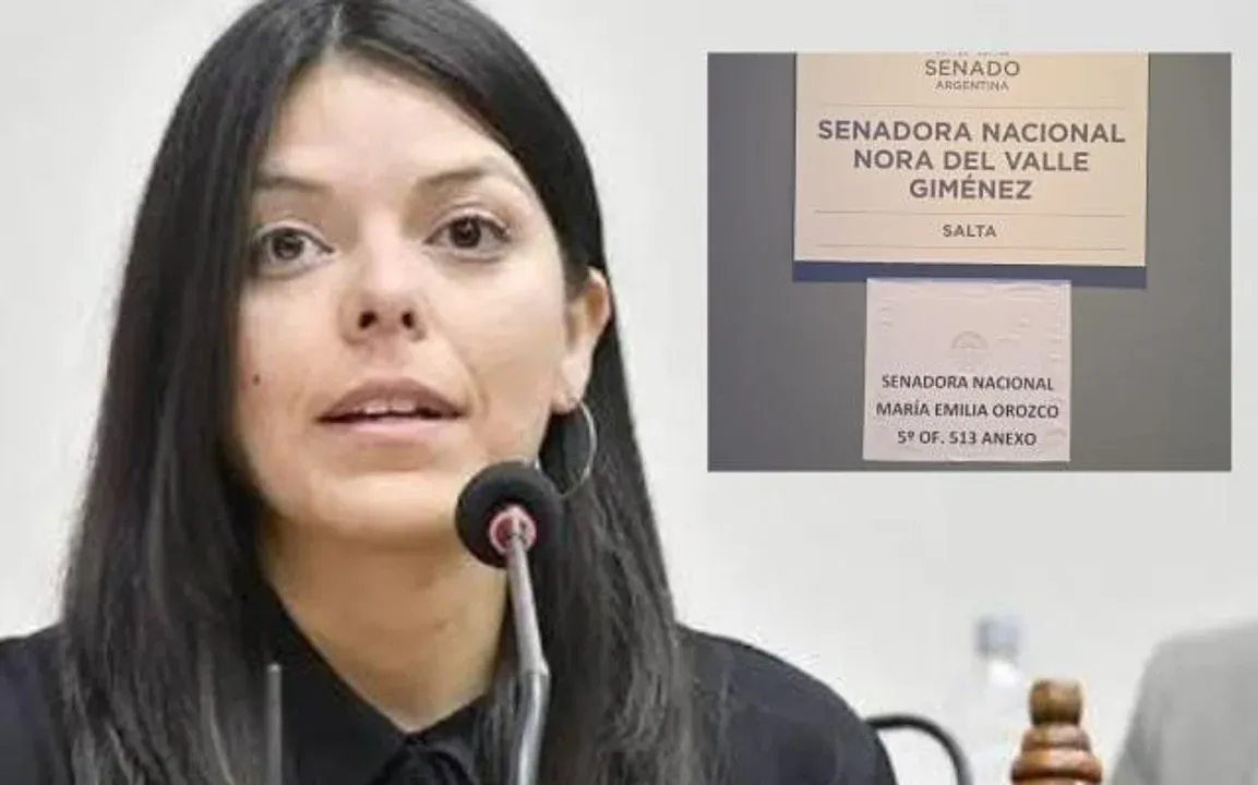 escandalo y papelon emilia orozco puso un cartel trucho para quedarse con un despacho