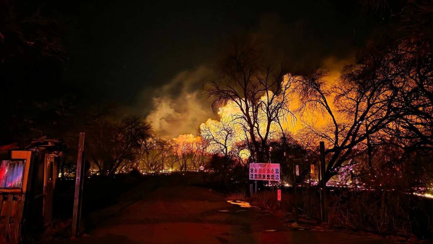cafayate el viento reactivo el incendio y piden precaucion la situacion es preocupante