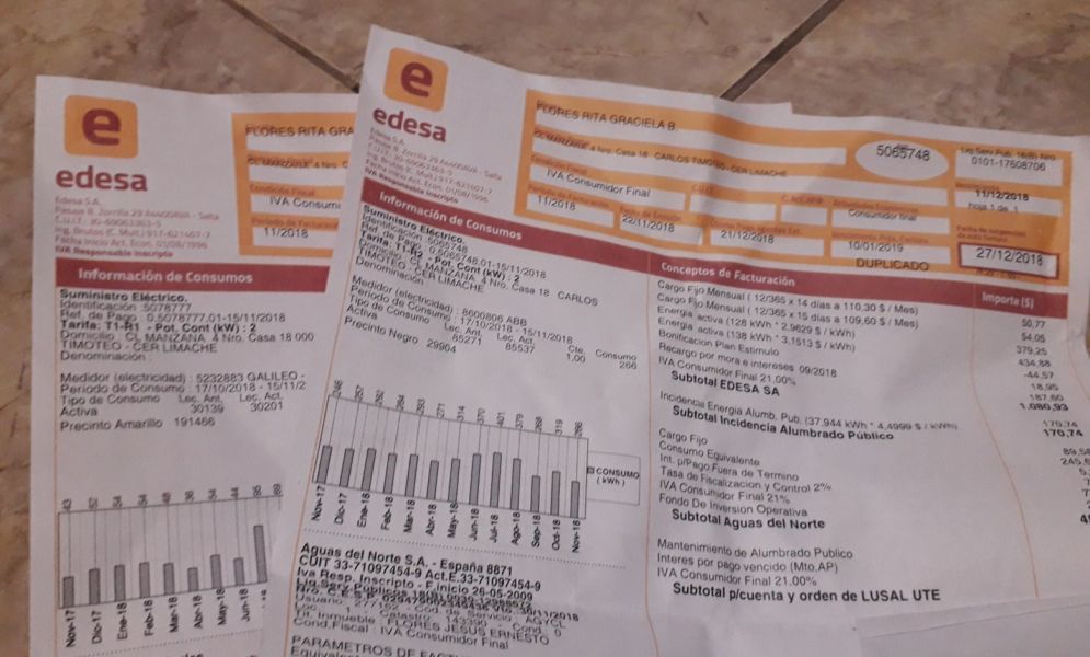 aprueban un nuevo aumento de la tarifa electrica de esed en salta