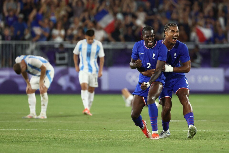 la seleccion perdio con francia y quedo afuera de los juegos olimpicos 2024