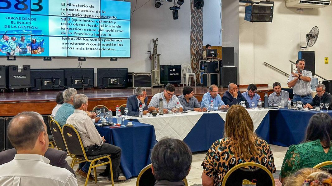 aguas del norte presento el balance de obras en los departamentos san martin y oran