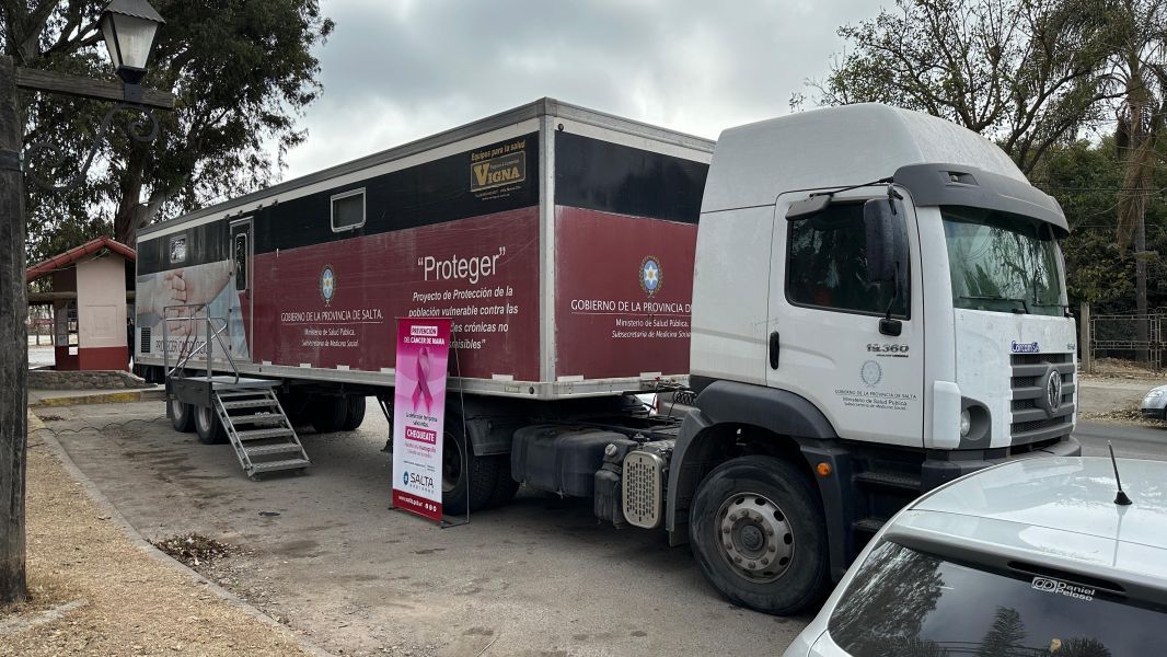el camion oncologico brindara mamografias gratuitas en chicoana desde el lunes