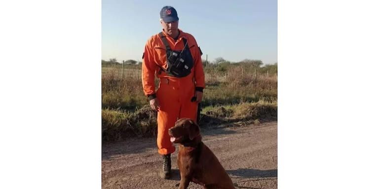 caso loan murio uno de los perritos que seguia los rastros del nino desaparecido