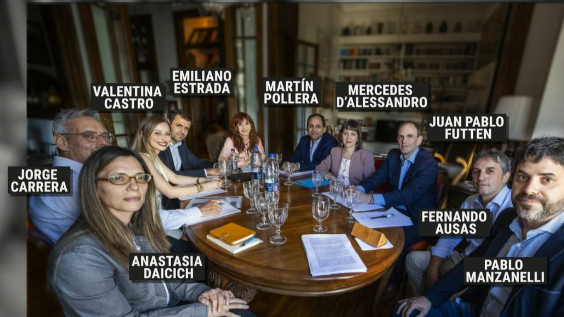 emiliano estrada y otros 8 economistas se reunieron con cristina kirchner la justicia evalua restringir visitas