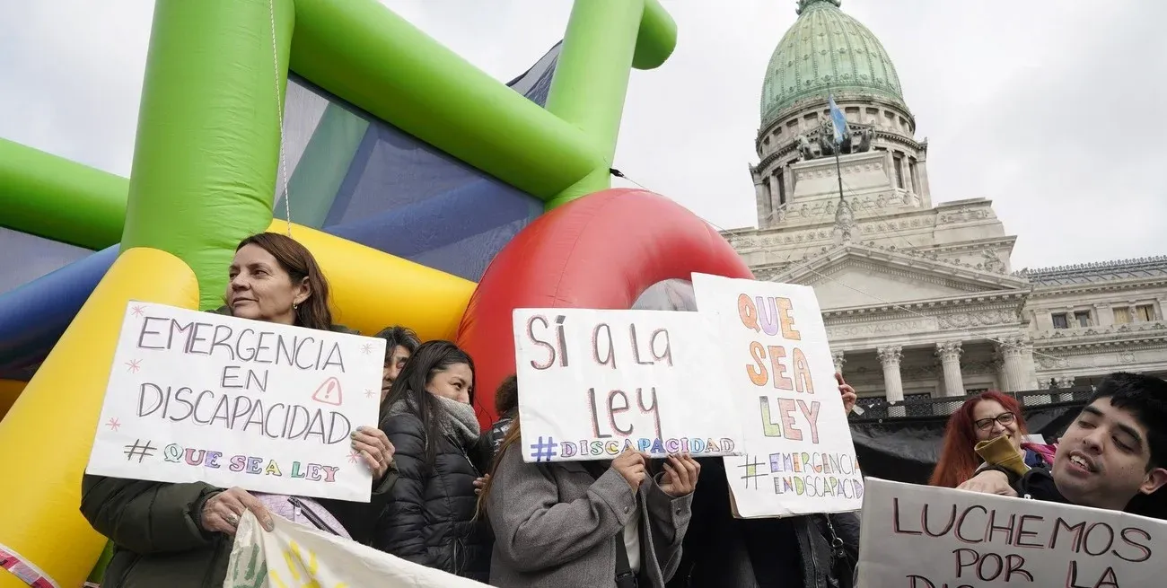 la justicia anulo el veto de milei a la ley de emergencia en discapacidad