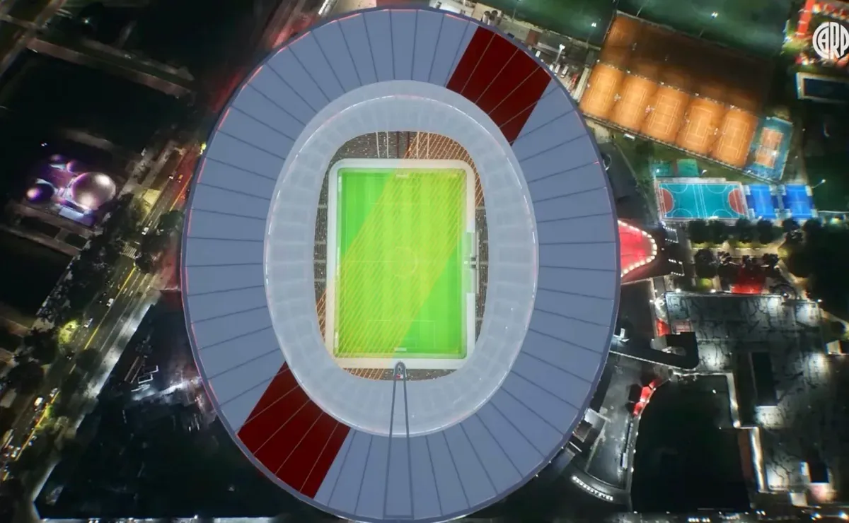 river adelanto como se vera el monumental tras la ampliacion y el techado