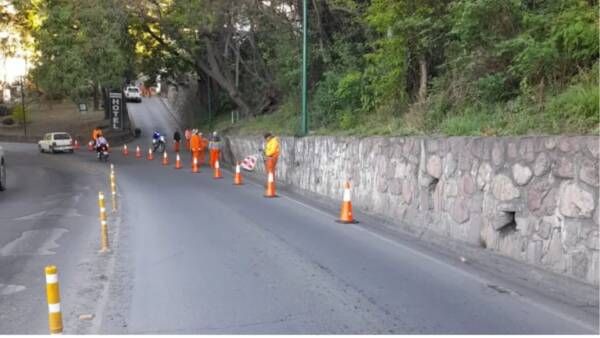 desde este martes habra cortes y desvios por obras en la ladera del cerro san bernardo