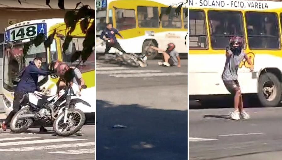 a sangre fria un chico de 14 anos mato a un hombre por la moto video