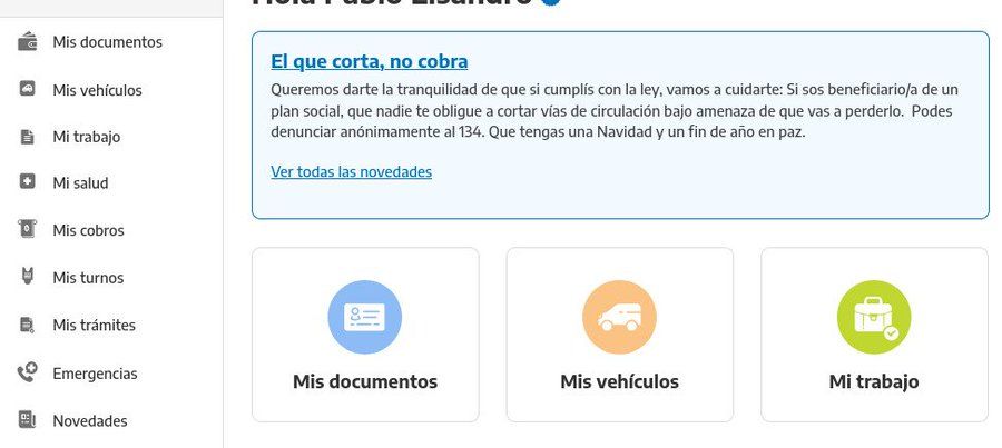 el gobierno habilito la linea 134 para denunciar amenazas de los dirigentes piqueteros