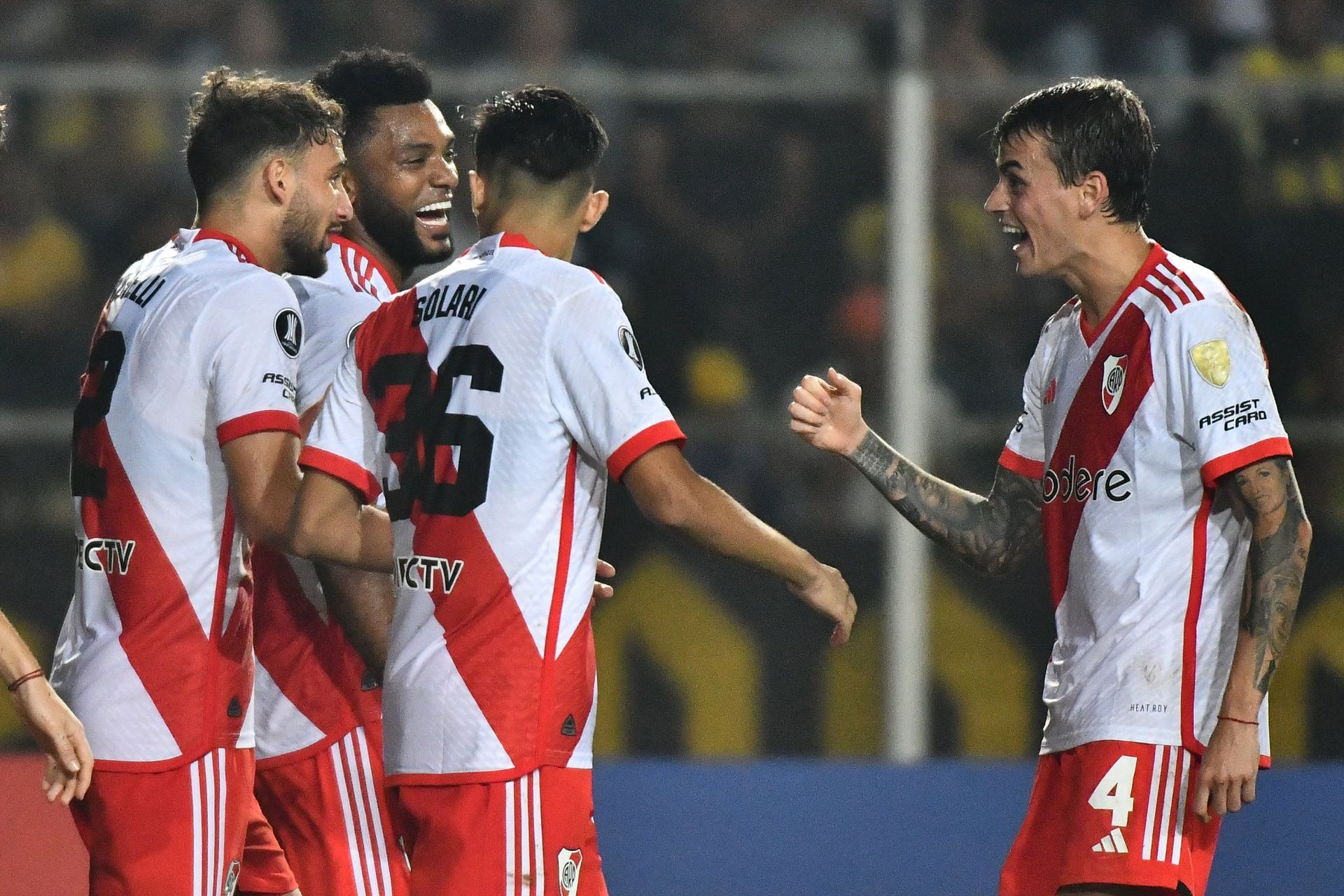river vencio a deportivo tachira por 2 a 0 y arranco con el pie derecho en la copa libertadores