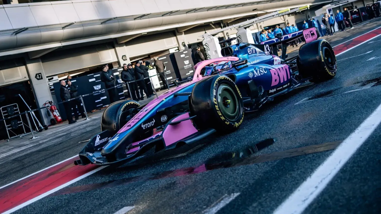 colapinto las dos cartas que se guardo alpine para el debut en el gp de australia