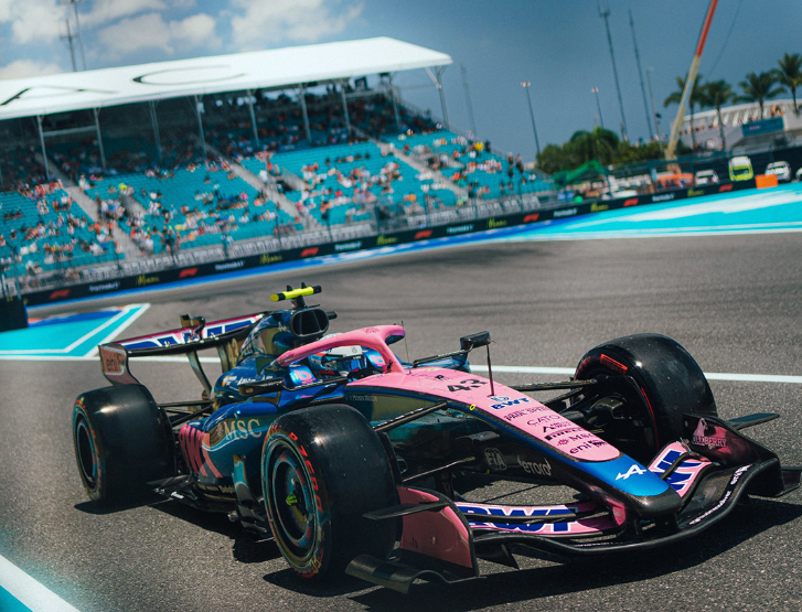 colapinto hizo una muy buena clasificacion sprint en el gp de miami de la formula 1 termino octavo