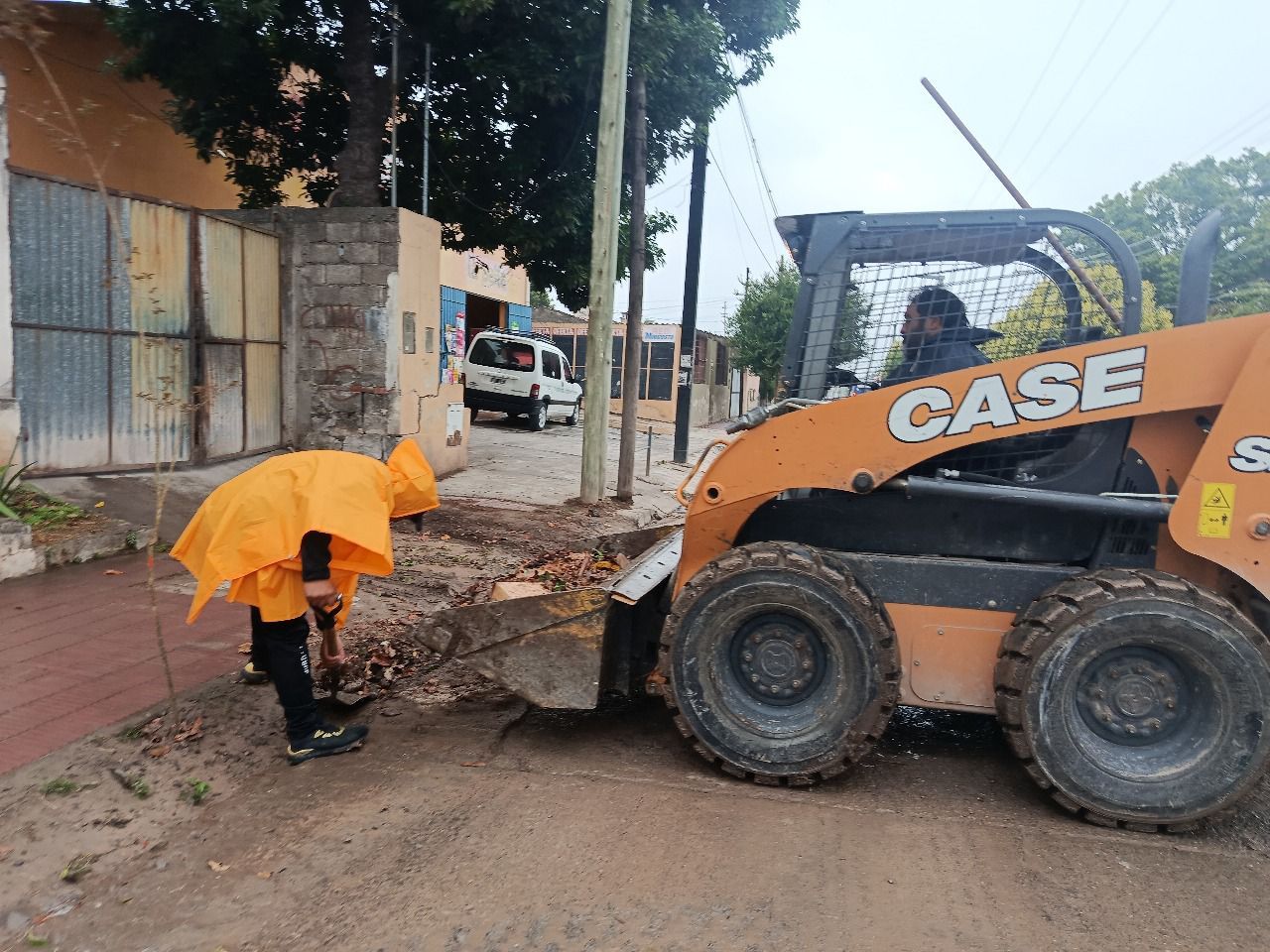 una fuerte tormenta con granizo y viento azoto rosario de lerma