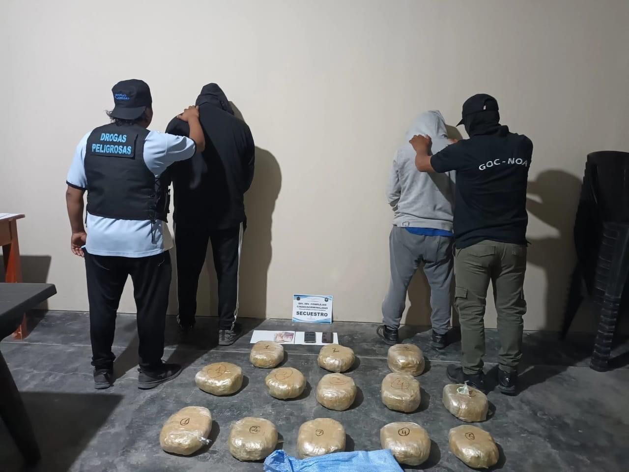 gracias a aquiles ochilase secuestraron 50 mil dosis de marihuana