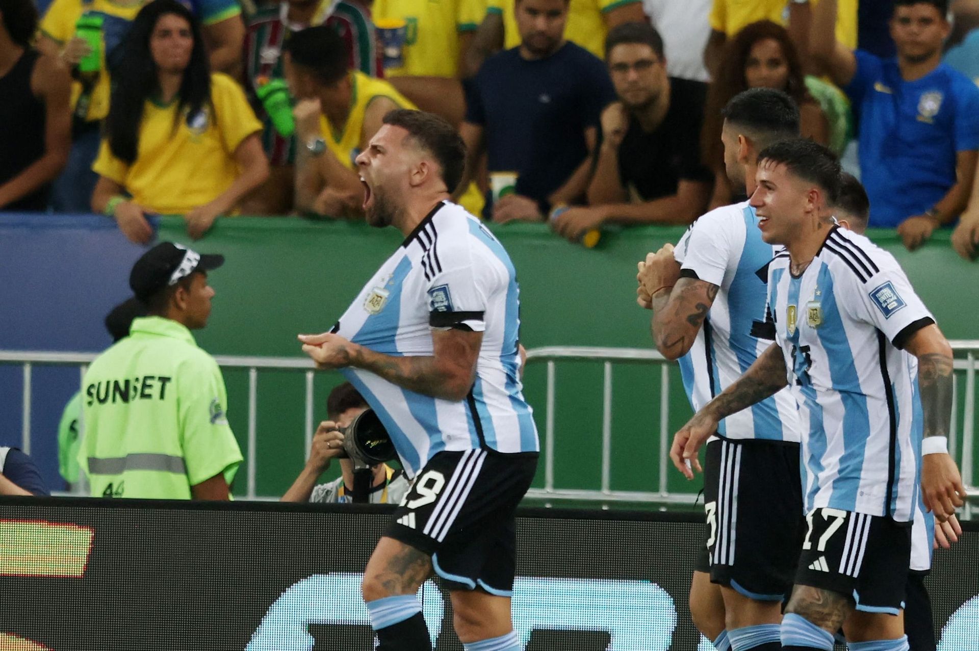 argentina festejo en el maracana con una victoria historica